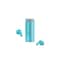 Green Lion Lipstick True Wireless Earbuds, BT V5.3, 280mAh Case Battery, IPX5 Waterproof, Stereo System, Type-C Charging, Lightweight &amp; Portable, Workout-Friendly (Blue)