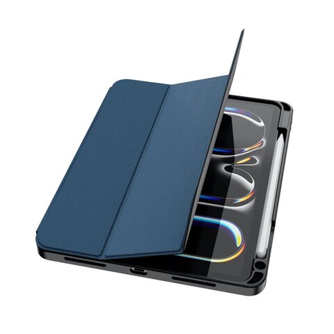 Green Lion Hogo Premium Case for iPad Pro 11&quot;, Pencil Holder, Magnetic Smart Cover, 2-Way Viewing &amp; Typing, Auto Wake, Slim &amp; Lightweight, Adjustable Handle (Blue)
