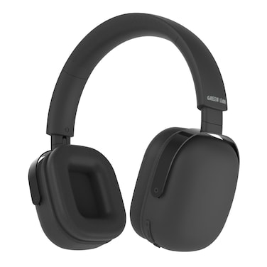 Green Lion ECHO ANC Headphone, Bluetooth V5.3 Wireless Over Ear with 36H Playtime, ANC + BT 25H, 40mm Driver, AUX and Microphone Support, 105dB Sensitivity at 1KHz, JL7006F4 Chip, Black
