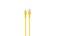 كابل Green Lion USB-A إلى Lightning سيليكون 1 متر 12 واط، شحن ومزامنة، شحن آمن وموثوق، سرعة نقل 480 ميجابايت/ثانية، توافق واسع، يتحمل 10,000 انحناء، غلاف من الألومنيوم المتين - أصفر
