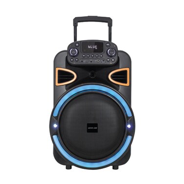 سماعة بورتابل جرين لايون بارتي لايف 500 بلوتوث، بلوتوث V5.0، عرض ضوء، 50 واط طاقة، بطارية 4000 مللي أمبير، صوت عميق، معادل، ميكروفون لاسلكي وتحكم عن بعد، وضع AUX - أسود
