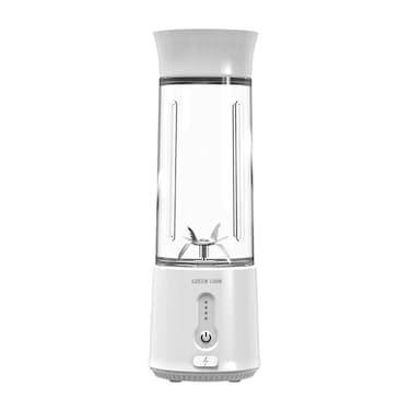 Green Lion Jet Plus 6-Bladed Juicer, 18000rpm Motor Speed, 500mL PCTG Food-Grade Jar, 304 Stainless Steel Blades, 4000mAh Battery, 20 Blends per Charge, Type-C Charging, White
