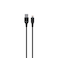 Green Lion USB-A to Lightning Head, 30cm PVC Cable, more than 10,000 Bends Life Span, 480Mbps Data Transfer Speed, Wide Compatible, 12W, Charge &amp; Sync, Secure &amp; Safe - Black