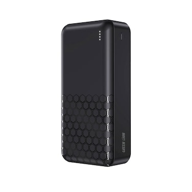 Green Lion Rome 30000mAh Power Bank with Multiple Output Options: USB-A, Type-C (5V/3A, 9V/2.22A, 12V/1.66A), PD 20W, 22.5W Fast Charge, Short Circuit Protection, and Micro Input