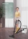 Green Lion 2 In 1 Vacuum Cleaner, One-Key Retractable Power Cord, Separate Air Duct Motor, Wet &amp; Dry Suction Brushes, HEPA Filter, 1000W Power, 16KPa Maximum Vacuum, 8L Dust Bin, White
