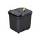 Green Lion Foot Bath Massager, 13L Water Capacity, 500W Power, 4 Massage Modes, Wireless Remote Control, Automatic Massage Wheel, Digital Display, UK Plug, Black
