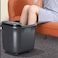 Green Lion Foot Bath Massager, 13L Water Capacity, 500W Power, 4 Massage Modes, Wireless Remote Control, Automatic Massage Wheel, Digital Display, UK Plug, Black
