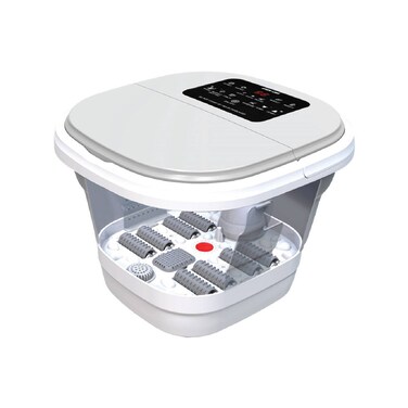 Green Lion Foldable Foot Bath Massager, 8L Water Capacity, 420W Power, 4 Massage Modes, Intelligent Timing, Smart Touch Screen, Folding Design, Gray
