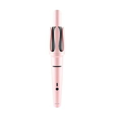 Green Lion Curlwave Hair Curler, 170&deg;C-210&deg;C Temperature Settings, 12s Auto Timer, Cord Length 1.8m, 30x80mm Curler Size, PTC Heating Element, 46W Power, 360&deg; Swivel Cord, Auto Curling, Pink