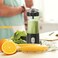 Green Lion Blend Mate Juicer 150W, 380ml Capacity, 4000mAh Battery, 18000RPM, Self-Cleaning, Stainless Steel Blades, Portable &amp; Compact, Easy to Use - Black