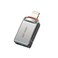 محول جرين لاين OTG من USB-A إلى لايتنينج، توافق واسع، نقل بيانات سريع، هيكل من سبائك الزنك، شحن 120 واط، نقل بسرعة 480 ميجابت في الثانية، يدعم الهواتف والأجهزة اللوحية وأجهزة اللاب توب - رمادي
