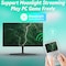 وحدة تحكم الألعاب Green Lion Gp Pro Fold مع شاشة IPS مقاس 3.0 بوصة بدقة 640 × 480 بكسل وذاكرة وصول عشوائي LPDDR4 سعة 1 جيجابايت وبطاقة TF/MicroSD سعة 64 جيجابايت - فضي