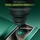 Green Lion 3D Glitter Curved Screen Protector Compatible With iPhone 15 Pro Max, Anti-Scratch, Anti-Fingerprint, Grease Resistance, Bubble Free, Easy Installation - Silver
