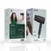Green Lion Foldable Hair Dryer Lite, 1200W Power, W-Shaped Heater, 29-45&deg;C Temperature Range, 4.3-6.5 m/s Wind Speed, Precision Concentrator, Foldable Handle, Hot &amp; Cool Wind, Gray
