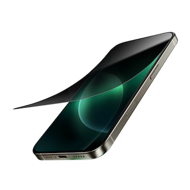 Green Lion Screen Protector for iPhone 16 Pro 6.3-Inch 9H Steve Privacy Anti-Peeping Glass, Anti-Spy Privacy Protection, Crystal-Clear Display, Bubble-Free Installation