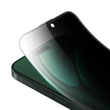 Green Lion Screen Protector for iPhone 16 Pro 6.3-Inch, Matte 9H Privacy Glass, Anti-Spy Protection, Crystal-Clear Display, Bubble-Free Installation, Anti-Fingerprint - Black.
