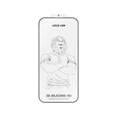 Green Lion Screen Protector For iPhone 16 Pro Max 6.9-Inch 3D Silicone Plus Glass, 1.8m Impact Tested, Anti-Fingerprint, Bubble-Free Installation, Anti Scratch