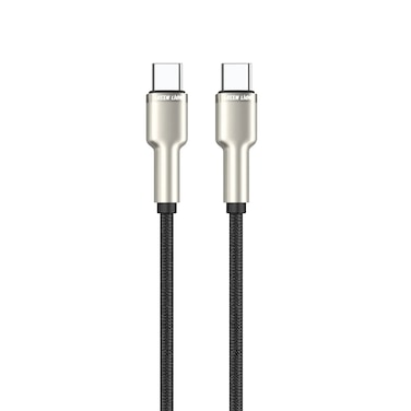جرين ليون كابل USB-A إلى USB-C مضفر، شحن ومزامنة، شحن آمن وموثوق، سرعة نقل 480 ميجابت في الثانية، توافق واسع، شحن 18 واط، 10,000 انحناءة، مادة سبائك الزنك المتينة - أسود
