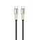 جرين ليون كابل USB-A إلى USB-C مضفر، شحن ومزامنة، شحن آمن وموثوق، سرعة نقل 480 ميجابت في الثانية، توافق واسع، شحن 18 واط، 10,000 انحناءة، مادة سبائك الزنك المتينة - أسود
