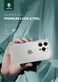 Green Lion Case For iPhone 16 Anti-Shock Bumper Cover, Drop Protection, Camera Protection, Anti Scratch, Hybrid Protection, None-Yellowing Clear Cover, Comfortable Feel, Durable Build
