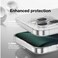 حافظة Green Lion لهاتف iPhone 16 Pro Delgado PC ممتصة للصدمات، فتحات دقيقة، زوايا وسادة هوائية، وضوح دائم، حماية من السقوط، حماية الكاميرا، مضادة للأصفر