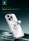 حافظة Green Lion لهاتف iPhone 16 Pro MagSafe Delgado، ممتص للصدمات، فتحات دقيقة، تصميم نحيف، وضوح دائم، حماية من السقوط، مضاد لبصمات الأصابع والخدوش، مضاد للأصفر