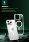 Green Lion Compatible with iPhone 16 Crystal Clear Compatible with MagSafe Case, Military-Grade Protection, Precise Cutouts, Drop Protection, Anti-Scratch (Clear)