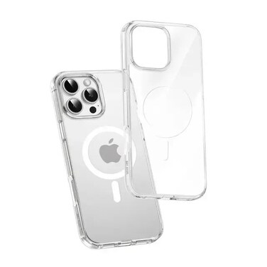 جرين لايون كفر شفاف متوافق مع iPhone 16 Plus، متوافق مع ماجسيف، حماية بمعايير عسكرية، فتحات دقيقة، حماية من السقوط، مضاد للخدوش (شفاف)
