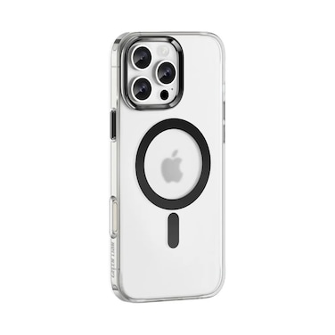 جرين لايون كفر ماجسيف مات بمصد لهاتف iPhone 16 Pro Max 6.9"، مقاوم للبصمات، مقاوم للزيوت، مضاد للخدوش، حماية للكاميرا والسقوط، قبضة مريحة (أسود)
