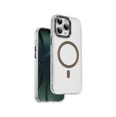 Green Lion Matte MagSafe Bumper Case for iPhone 16 Pro 6.3&rdquo;, Anti-Fingerprint, Oil Resistant, Anti-Scratch, Camera &amp; Drop Protection, Comfortable Grip (Titanium)

