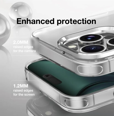 كفر Green Lion لهاتف iPhone 16 Pro مقاس 6.3 إنش، غطاء مات مغناطيسي MagSafe، مقاوم للبصمات والزيوت، مضاد للخدوش، حماية للكاميرا، قبضة مريحة، مقاوم للسقوط – فضي
