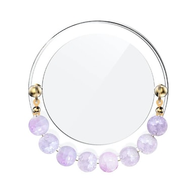 Green Lion Magnetic Stylish Beaded Grip, Universal Compatibility, 360&deg; Rotation, Chic Design, Strong Magnets, Anti-Drop Protection &amp; Anti-Slip, Easy Snap-On - Pink