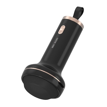 Green Lion Relax Pro Body Massager, 8 Interchangeable Heads, 2300-3800 RPM Range, 6 Speed Levels, 1800mAh Battery, 15-Minute Timer, Type-C Charging, Black
