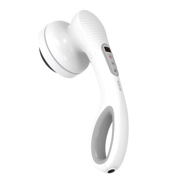 مدلك الجسم جرين لايون ريلاكس جلاید، 8 رؤوس قابلة للتبديل، نطاق 2300-3800 دورة في الدقيقة، 15 مستوى سرعة، بطارية 1800 مللي أمبير، شحن من نوع C، مؤقت تلقائي، أبيض
