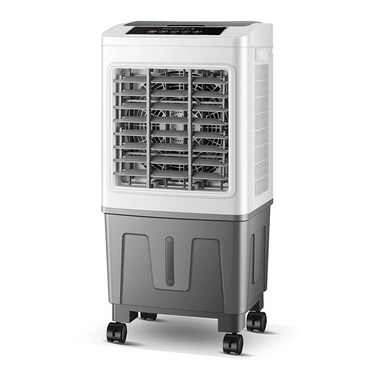 Green Lion GA20 Air Cooler, 20L Water Tank, 60W Power, 4000m&sup3;/h Air Flow, 360&deg; Oscillation, 3 Fan Speeds, Digital Display, Timer Function, Remote Control, White/Gray

