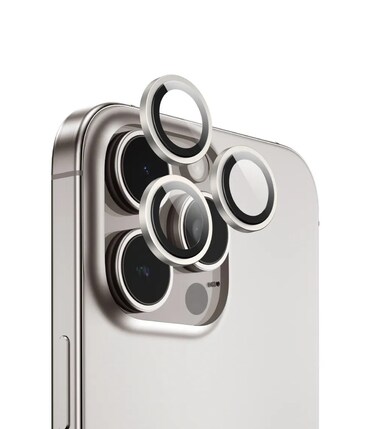 واقي عدسة الكاميرا Green Lion HD Plus لهاتف iPhone 16 Pro/16 Pro Max، سهل التركيب، زجاج متين 9H، مضاد للخدش، طلاء مضاد للوهج، حماية من الكسر