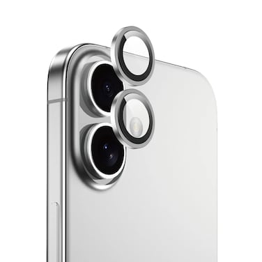 Green Lion HD Plus Camera Lens Protector for iPhone 16/16 Plus, Easy Installation, 9H Durable Glass, Anti Scratch, Anti Glare Coating, Shatter Protection (16/16 Plus White)