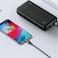 Green Lion Milos 20000mAh Power Bank, PD 20W, LED Indicator, Lithium Polymer Battery, Charge Multiple Devices, Portable, Compact &amp; Slim Design, Fast Charging - Black
