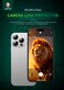 حزمة الحماية 4 في 1 من Green Lion لهاتف iPhone 16 Pro، مضاد للبصمات والخدوش، زجاج 3D HD، مقاوم للاصفرار، كفر مضاد للصدمات، حماية من الكسر، واقي عدسات – شفاف
