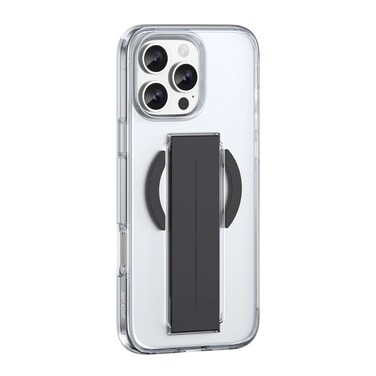 حافظة Green Lion متوافقة مع iPhone 16 Pro Grip Case - متوافقة مع MagSafe، حماية من الدرجة العسكرية، مضادة للخدش، حماية الكاميرا، حزام قبضة سيليكون، مضاد للاصفرار - أسود
