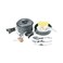 Green Lion 10-in-1 Camping Cookware Set, Anodized Aluminum &amp; Stainless Steel, 600mL Frying Pan, 1.2L Pot, Foldable Spoon, Fork, Knife, Camping Stove, Wooden Shovel, Small Bowl, Black
