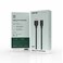 Green Lion USB-A to Lightning PVC Cable 3M, 480Mbps Transfer Speed, 2.4A Current, Charge &amp; Sync Functionality, 10000 Bends Lifespan, Secure &amp; Safe, Wide Compatibility for Devices
