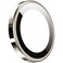 Green Lion HD Elite Camera Lens Protector for iPhone 16 Pro/Pro Max, 9H Hardness, Bubble-Free, HD Clarity, Stainless Steel Ring, Anti-Reflective, Ultra-Thin - Natural Titanium
