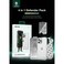Green Lion 4 in 1 Defender Pack for iPhone 16 Pro Max, Anti-Shock &amp; Privacy 3D Glass, HD Nano Back Film, Ultra Impact-Resistant Case, HD Camera Lens, Military-Grade Shield - Clear