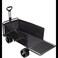 Green Lion Foldable Wagon Cart 250, 250kg Load Capacity, 600D Oxford Fabric &amp; Steel Pipe, 18mm Thick Pipes, Adjustable Handlebar, All-Terrain Wheels, Foldable Design, Black
