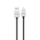 Green Lion Braided Electroplated 1m Cable, Wide Compatible, Charge &amp; Sync, Secure &amp; Safe, High Transfer Speed, Reliable Charging, Enhanced Durability, 10000 Bends, USB A to Lightning 12W