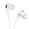 Green Lion GL-Stereo Pro Wire Earphone with Volume Control and Microphone, 1.2m Cable, 10mm Speakers, Compatible with 3.5mm Jack Mobile Phones, Cable Control Buttons - White
