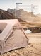 Green Lion GT-4X Inflatable Camping Tent, 300x210x200 cm, 300D Oxford Fabric, Waterproof >3000mm, 8.5 PSI, Inflates in 1-2 Minutes, Ventilated Windows, Folded Size 75x38x34 cm, Beige
