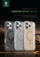 Green Lion Ultra Case for iPhone 16 Pro, MagSafe Compatible, Powerful Magnetic Hold, Creative Sport Style, Ultra-Shockproof, Anti-Scratch Edges, Anti-Fingerprint (Beige)
