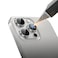Green Lion Silicone Camera Lens Protector for iPhone 16 Pro/16 Pro Max, Full Coverage, High Transparency, Scratch Resistant, Durable Silicone Construction - Silver
